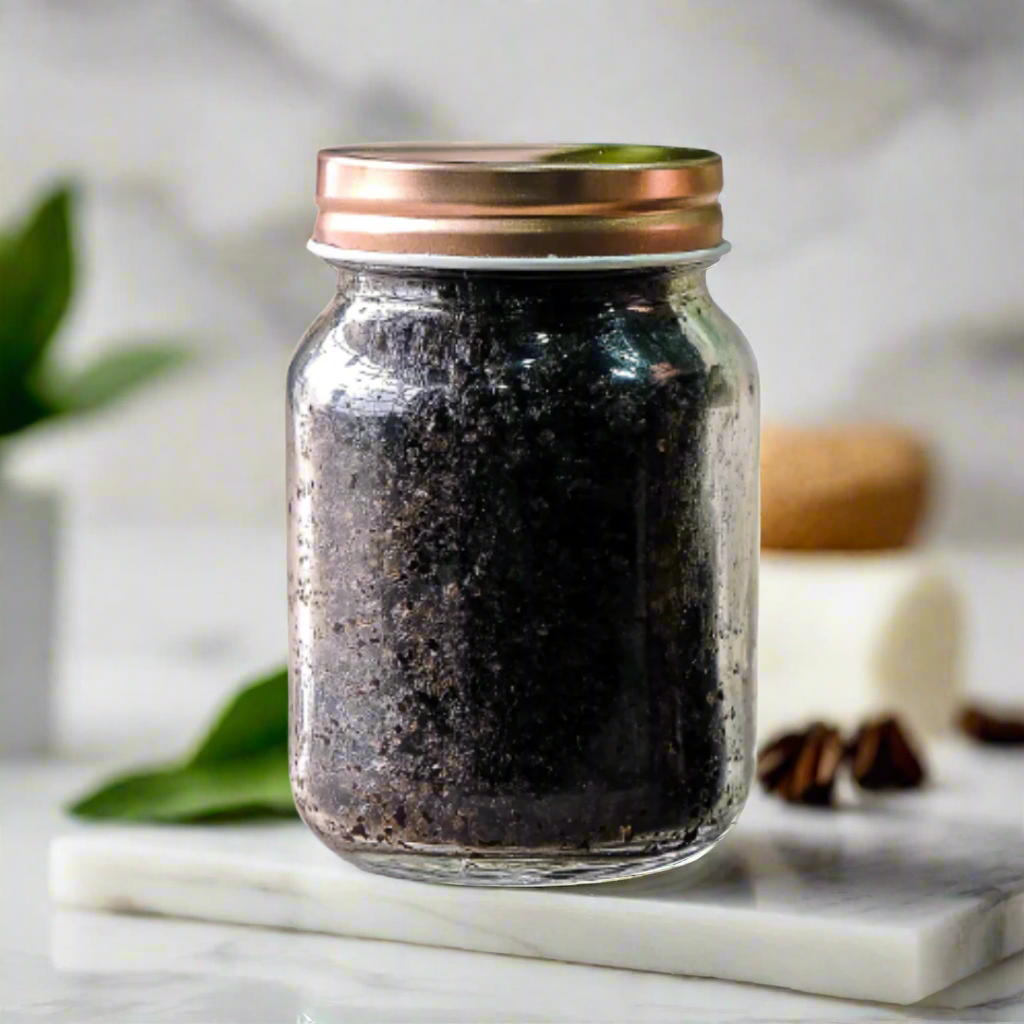 Coffee sparkle scrub